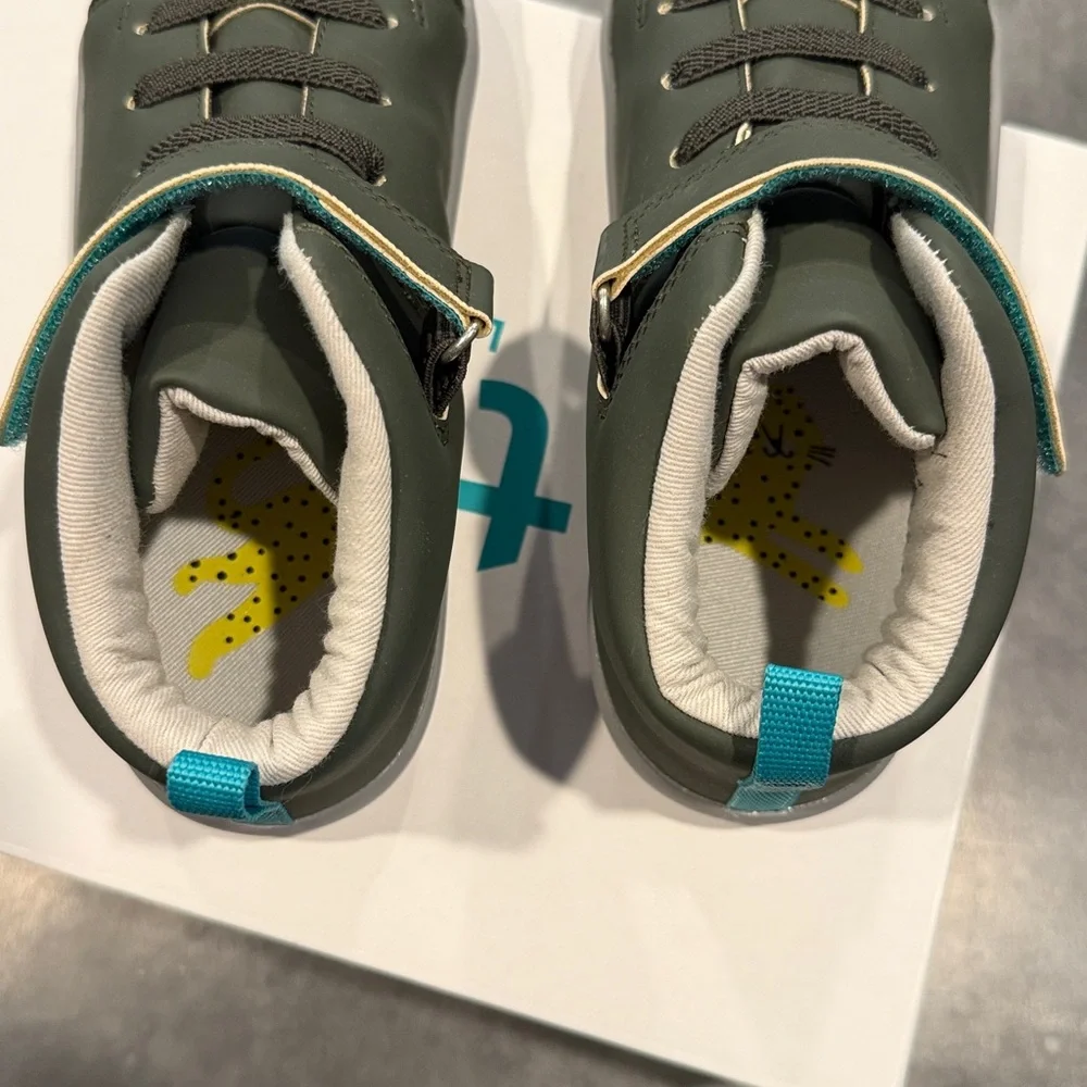 *NEW* Ten Little Mid Top Sneakers- Khaki Green